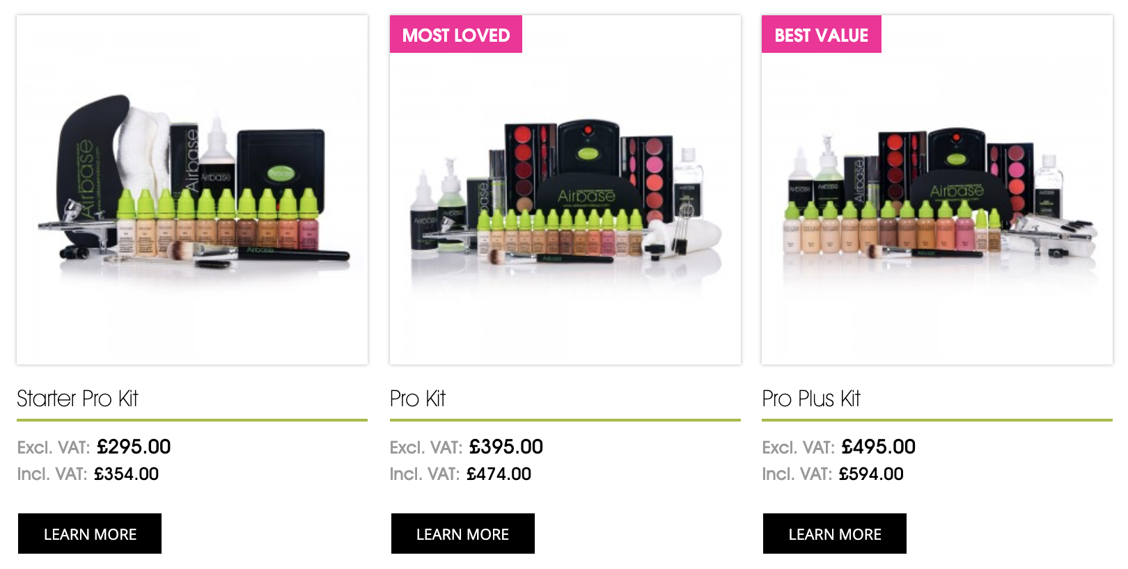 Pro airbrush makeup kits are the most hygienic way to apply makeup