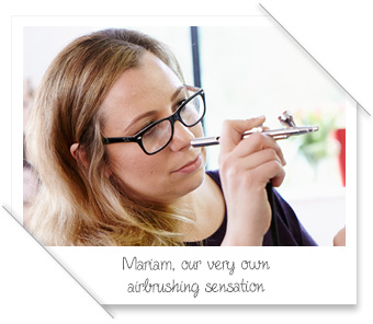 Mariam Jensen Airbrushing Polaroid